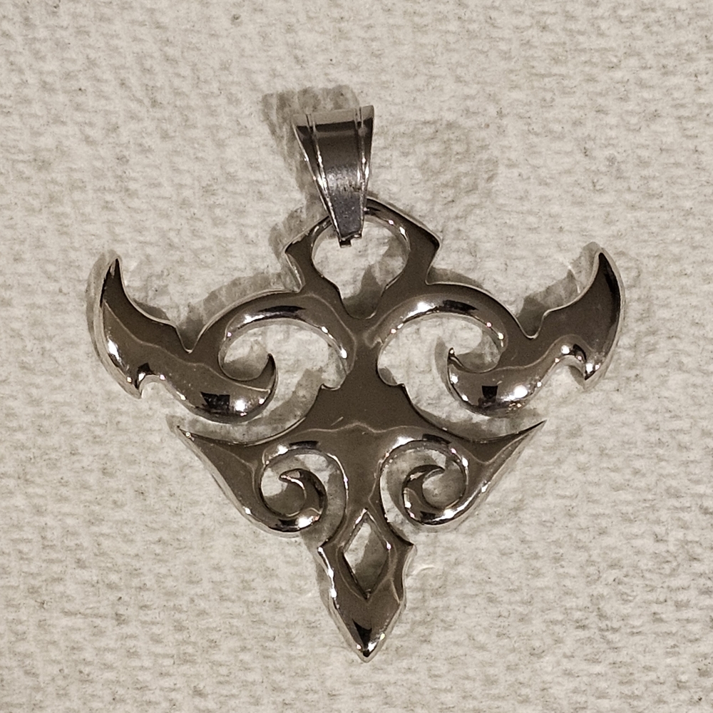 Tribal Pendant Stainless Steel